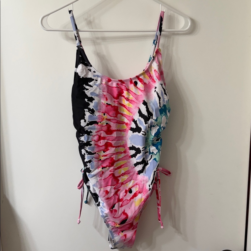 Colorful Tie-Dye Swimsuit - Picture 3 of 5
